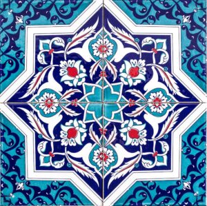 Cerames İznik Ceramic Wall Tiles — Pack of 12