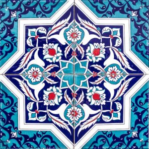 Cerames İznik Ceramic Wall Tiles — Pack of 12